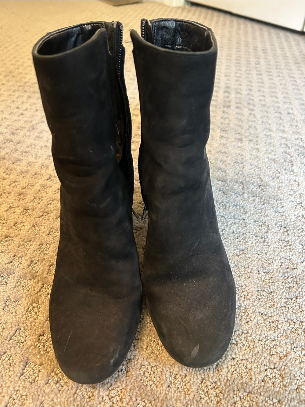 Sam Edelman Black Suede Ankle Booties